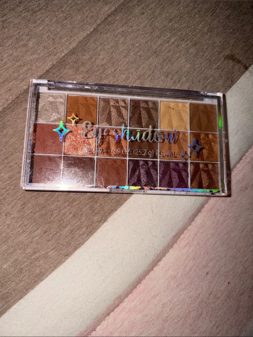 Colourpop Warm Matte & Shimmer Eyeshadow Palette - Brown, Tan, Gold, Purple